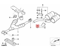 Bmw E39 5 Vibration Absorber Originalus 18301433181