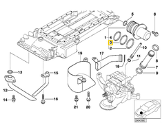 BMW E39 Z8 Originalus 11137830113