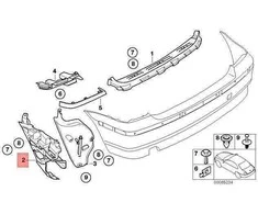 BMW E46 3 Kairys Vairo Gidas Originalus 51127894799