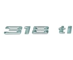 BMW E46 bagažinės dangtis chromuotas 318ti emblema emblema logotipas ženklas 51147025181 originalus