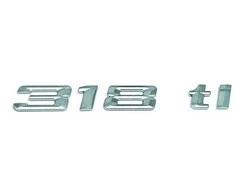 BMW E46 bagažinės dangtis chromuotas 318ti emblema emblema logotipas ženklas 51147025181 originalus