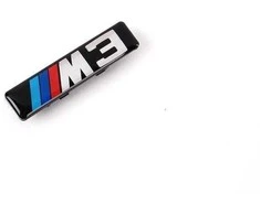 BMW E46 priekinio sparno apdailos grotelių emblema Originali 72127900605