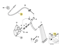 BMW E46 F10 F11 Originalus 35411165410