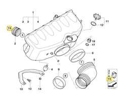BMW Duslintuvo Spaustukas E46 Z3 Z4 Originalus 11617831745