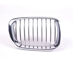 BMW E46 priekinės dešinės pusės inksto grotelės chromuotos originalios 51138208490