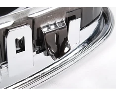 BMW E46 priekinės kairės pusės inksto grotelės chromuotos originalios 51138208489
