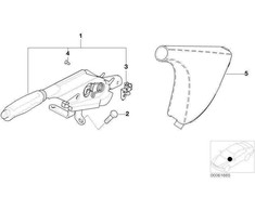 BMW E46 Rankinis Stabdžių Svoris Juoda Odė Originalus 34411164493