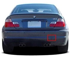 BMW E46 vilkimo kablio dangtelis galinis originalus 51122695274