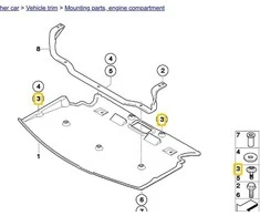 BMW E60 E60N E61 greitojo atlaisvinimo varžtas 18,4 mm originalus 51717123801
