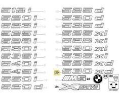 Bmw E60 E61 E60 LCI E61 LCI Etiketė Originalus 51147066974