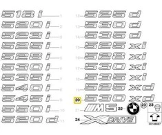 Bmw E60 E61 E60 LCI E61 LCI Etiketė Originalus 51147066974