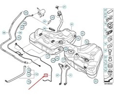 Bmw E60 E61 E63 E64 Kraftstoffleitung Standheizung Originalus 16116760742