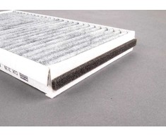 BMW E60 E63 2 salono oro filtrų rinkinys Aktyvinta medžio anglis Gamintojas 64319171858 Originalus