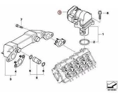 Bmw E65 7 Egr Valvos Originalus 11717804332