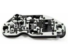 BMW E70 E70N lemputės laikiklis galinio žibinto šoninis skydelis kairėje 63217262573 originalus