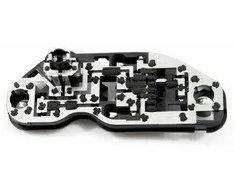 BMW E70 E70N lemputės laikiklis galinio žibinto šoninis skydelis kairėje 63217262573 originalus
