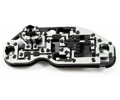 BMW E70 E70N lemputės laikiklis galinio žibinto šoninis skydelis kairėje 63217262573 originalus