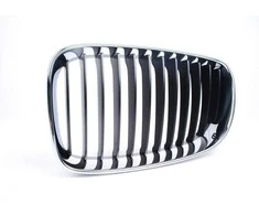 Bmw E81 E87 E88 Priekinis Chromuotu Rėmu Grilys Kairysis Originalus 51137166439