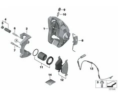 Bmw E82 E90 E92 E93 Klipas Originalus 34112283363