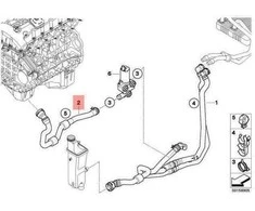 BMW E83 žarnos variklio įleidimo ir šildytuvo valdymo vožtuvui originalios 64213449195