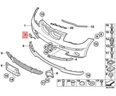 BMW E87 2003 2007 Originalus 51117136634