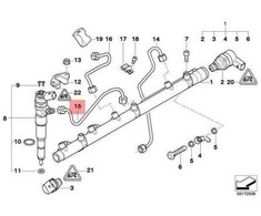 Bmw E87 E46 E90 Spaudimo Šlaunio Surinkinys Originalus 13537787804