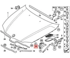 Bmw E88 E82 Kairysis Aktorius Originalus 51237289995