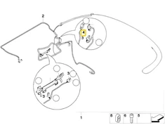 BMW E88 F23 KABRIOLETO STOGO SALĖS JUTIKLIS ORIGINALUS 54347190735
