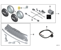 BMW E90 E91 E92 E93 Oro kondicionavimo valdymo blokas originalus 63120417670