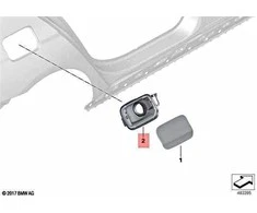 BMW E90 E91 E92 E93 Variklio Dangos 51177358679