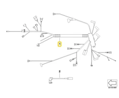 BMW E90 E91 E92 Variklio Valdymo Laidynas Originalus 12518507670