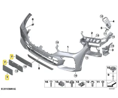 BMW Ece M Paket Licencijos Plokštelės Pagrindas Originalus 51118069950