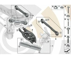 BMW ekscentrinis varžtas originalus 07146888626