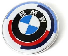 BMW emblema emblema Logotipas 50 metų M 82 mm skersmens 51148087192 Originali