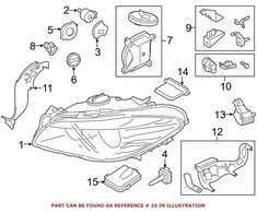 BMW F07 F10 F11 Z4 E89 Detaliu Rinkinys Originalus 63117343916