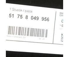 BMW Variklio Skyriaus Ekranas Priekis 5 F10 6 F06 Gran Coupe Originalus 51758049956