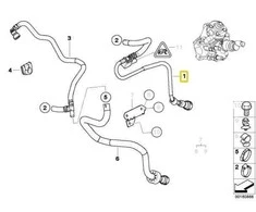 Bmw Degalu Tiekejimo Linija 5 F10 F11 Originalus 13538509229