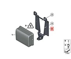 BMW F10 F11 Bracket F Sensor Originalus 66316775361