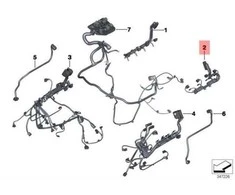 Bmw F10 F12 F13 Uzdegimo Modulio Laidu Jungtis Originalus 12517852146