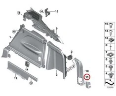 Bmw X5 F15 Dešinysis Dangtis 51477326438