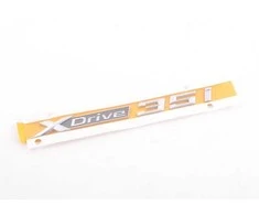 BMW F15 F16 X5 X6 xDrive35i priekinių kairiųjų arba dešiniųjų durų emblema 51147345059 originali