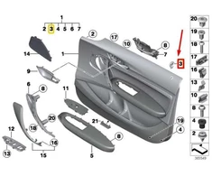 Bmw F20 Dešinės Užrakto Mygtukas Originalus 51417270972