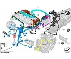 BMW F20 F21 F22 F23 F30 F31 F32 F33 F34 F36 Originalus 12518636054