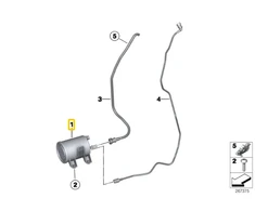 Bmw F20 F21 F30 Aktivuotas Anglies Filtras Originalus 16137244150