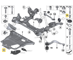 Bmw F20 F21 F30 Sechskantschraube Mit Scheibe Originalus 31106858433
