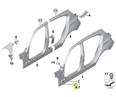 BMW F20 laikiklis Originalus 41117174365