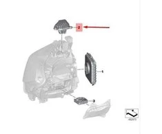 BMW F22 2 Kupė LED Modulis Dienos Važiavimo Šviesoms Dešinė 63117494852 NAUJAS ORIGINALUS