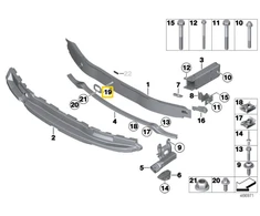 BMW F22 F30 F32 Palaikymas Originalus 51117371572