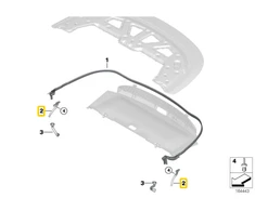 Bmw F23 Kairysis Vandens Nutekimas Originalus 51177300965