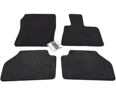 BMW F25 F26 RHD Juodas Velūras Grindų Kilimėlių Komplektas Originalus 51477449445